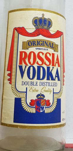 Водка Rossia Vodka. 90е.
