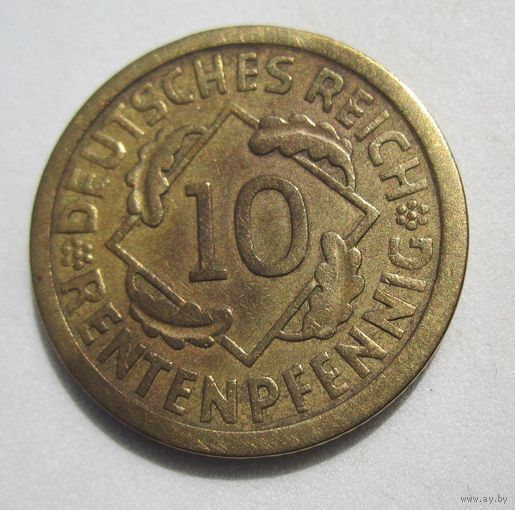 Германия 10 пфеннигов 1923 А    .54-65