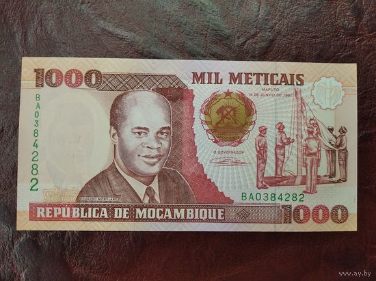 1000 метикал Мозамбик 1991 г.