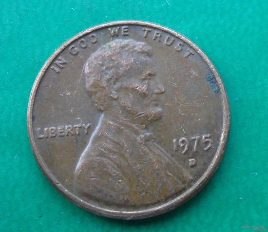 1 цент США 1975 г.в. D