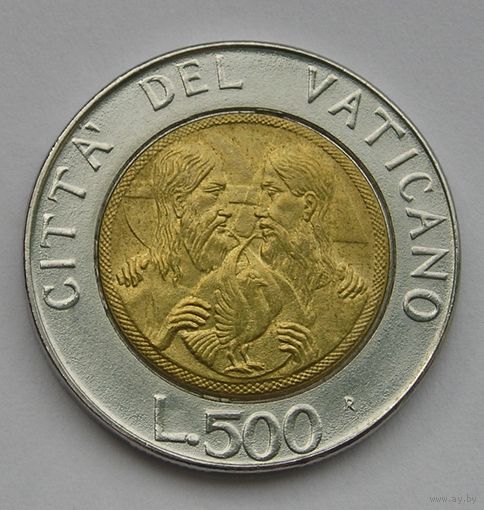 Ватикан, 500 Лир 1988