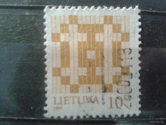Литва, 1999, Стандарт, орнамент, 10 ct