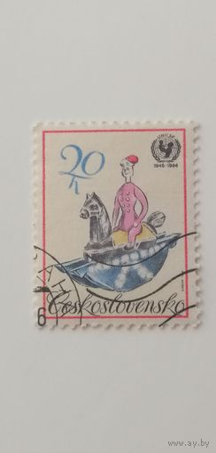 Чехословакия 1986. 40 лет ЮНИСЕФ - Игрушки.
