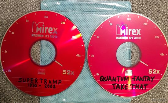 CD MP3 SUPERTRAMP, QUANTUM FANTAY, TAKE THAT - 2 CD