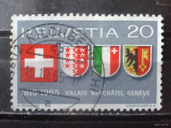Швейцария 1965 Гербы
