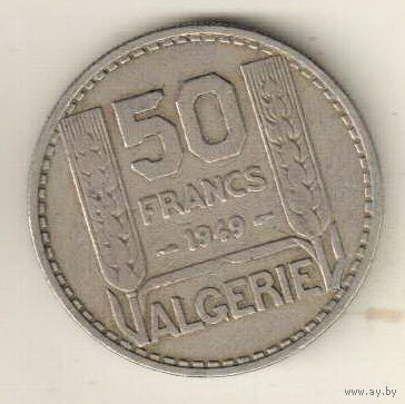 Алжир 50 франк 1949