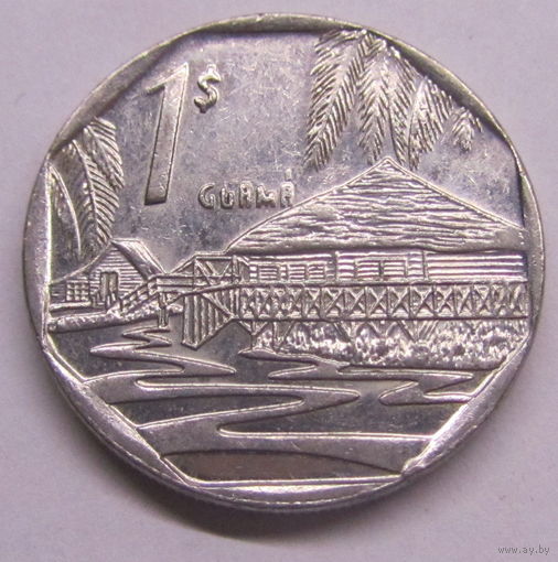 Куба 1 песо 2007 г