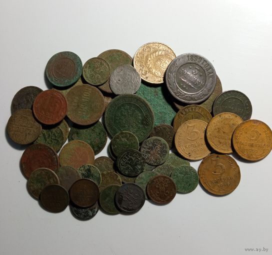 Монеты  50шт.