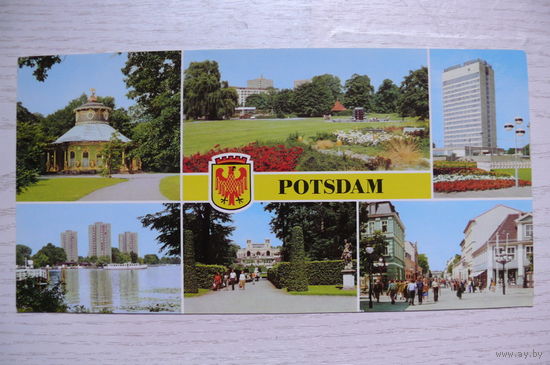 ГДР, Потсдам; 1979, чистая (размер 10,5*21 см).