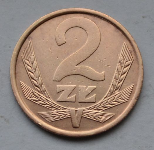 Польша, 2 злотых 1980 г.