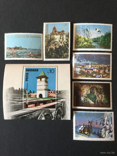 Туризм. Румыния,1978, серия 6 марок+блок
