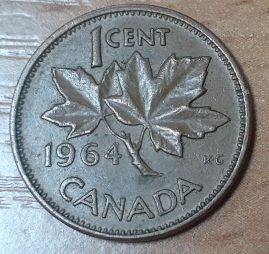 Канада 1 цент, 1964 (14-18-18)