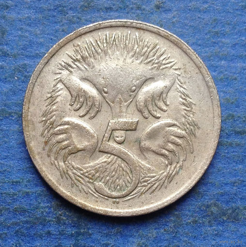 Австралия 5 центов 1972 редкость