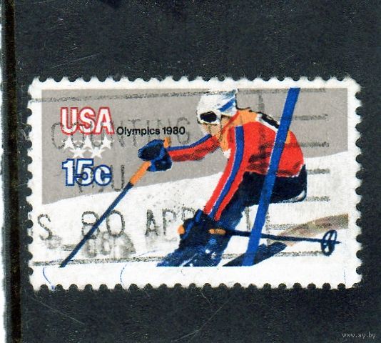 США.Спорт.Лыжи.Олимпийские игры.1980
