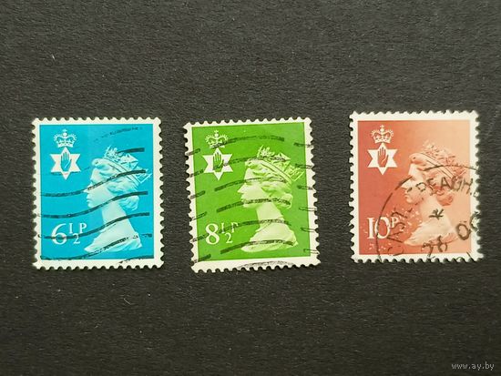Великобритания 1976. Региональные почтовые марки Северной Ирландии. Королева Елизавета II