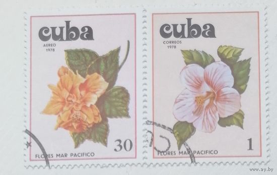 Куба /1978/ Флора - Цветы / 2 марки