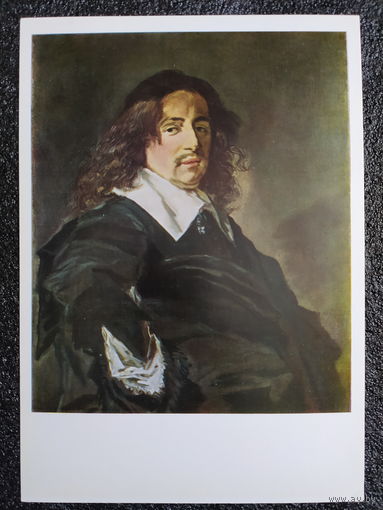 Открытка Франс Хальс. Около 1580 – 1666. Мужской портрет. Около 1660. Западноевропейская живопись. Государственный Эрмитаж.