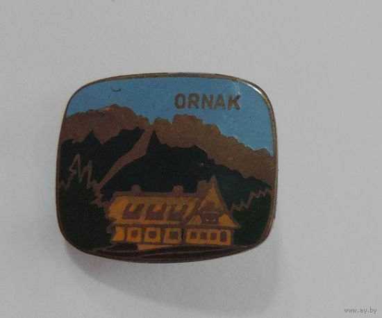 Значок "ORNAK" Польша. Латунь.