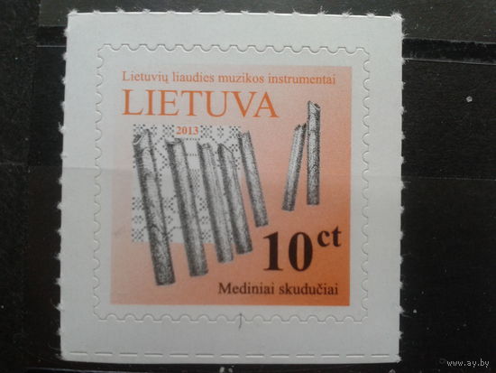 Литва 2013 Стандарт, муз. инструмент**10с самоклейка