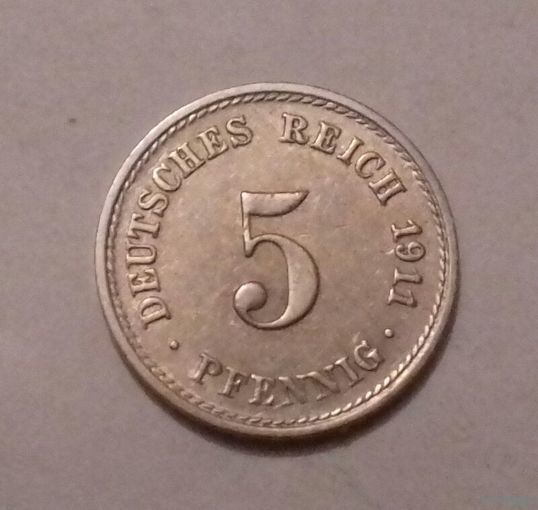 5 пфеннигов, Германия 1911 A