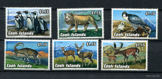 Острова Кука - 1992 - Фауна - [Mi. 1370-1375] - полная серия - 6 марок. MNH.