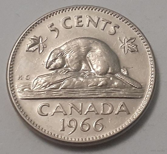 Канада 5 центов, 1966 (4-11-46)