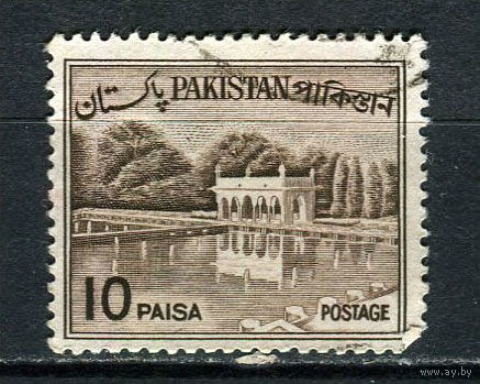 Пакистан - 1962/1965 - Сады Шалимара 10Р - [Mi.181] - 1 марка. Гашеная.  (LOT Di40)