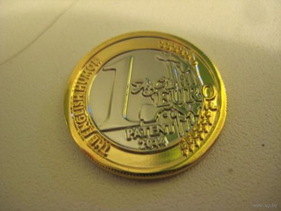 Монетка на счастье!!! 1 Евро Patent-Impatent