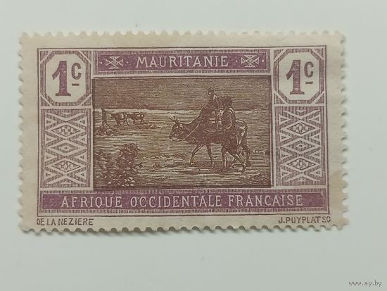 Мавритания 1913-1917.  Пустынный пейзаж