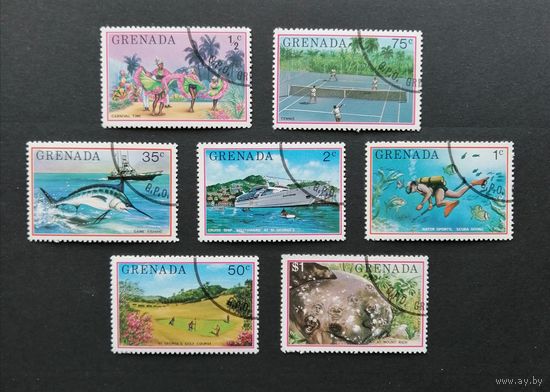 Гренада и Гренадины 1976 / Туризм / Отдых / Развлечения / Карнавал / Серия 7 марок
