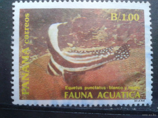 Панама 1988 Рыба, концевая Михель-2,5 евро гаш