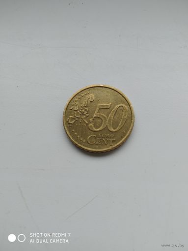 50 евроцентов Австрия, 2005 год из обращения