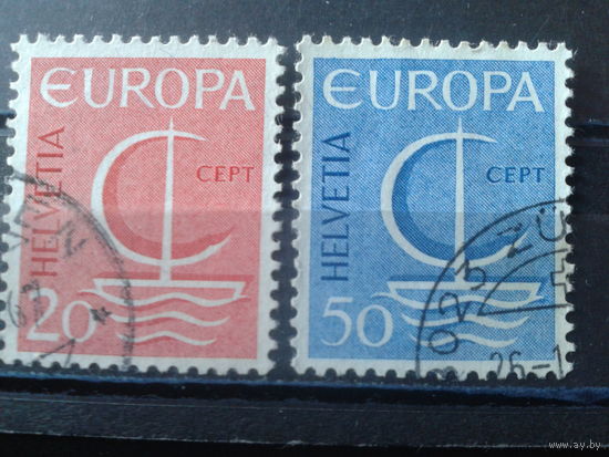Швейцария 1966 Европа Полная серия