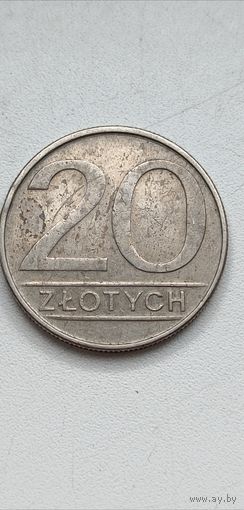 Польша. 20 злотых 1986 года.