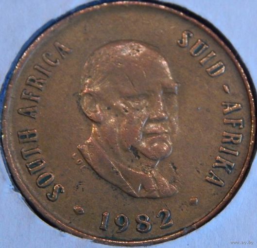 Южная Африка 2 цента 1982 год.