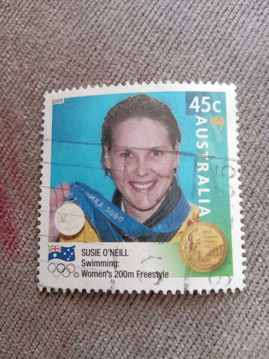 Австралия 2000. Susie Oneiil. Медлистка олимпиады Сидней-2000