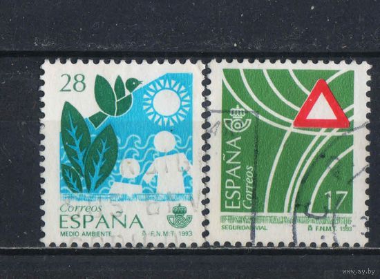 Испания 1993 Общественные задачи Окружающая среда Дороги #3097,3107