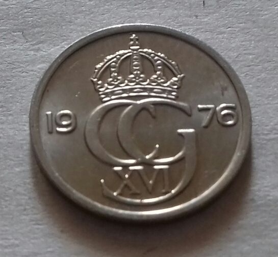 10 эре, Швеция 1976 г.