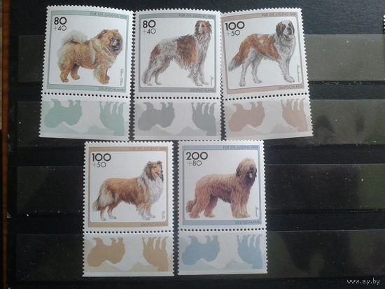 Германия 1996 Собаки** Михель-10,0 евро полная серия