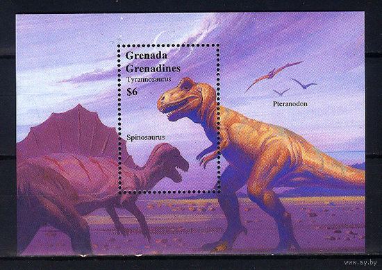 1994 Гренада Гренадины. Динозавры