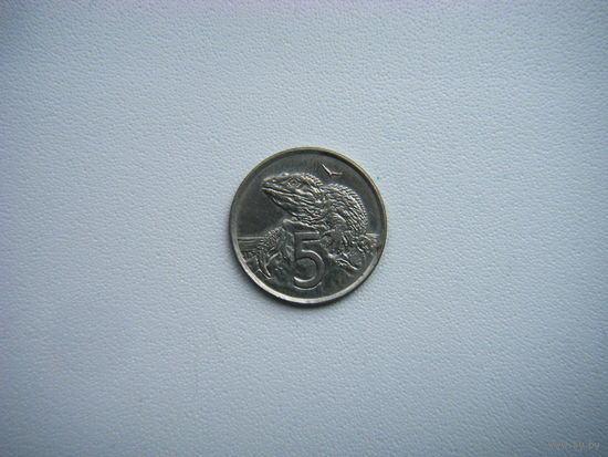 Новая Зеландия 5 центов 2002г.