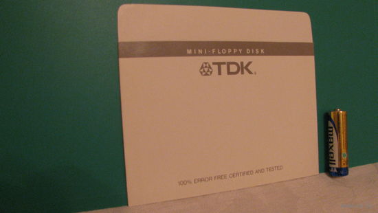 Бумажный конверт для mini-floppy disk.