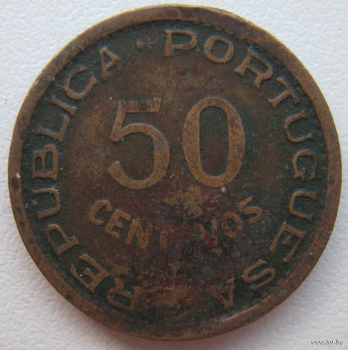 Ангола Португальская 50 сентаво 1961 г.