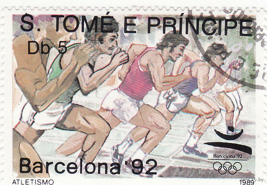 Летние Олимпийские игры 1992 - Барселона 1989 год Сан-Томе и Принсипи