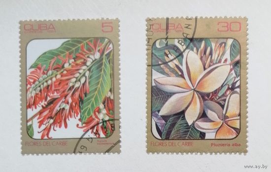 Куба /1984/ Флора - Цветы / 2 марки