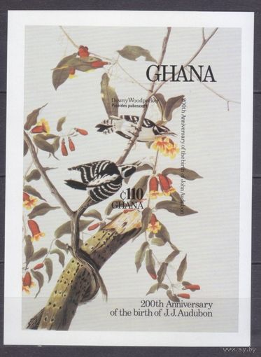 1985 Гана 1111/B119 Птицы 9,00 евро