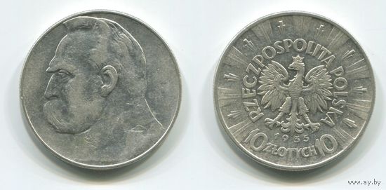 Польша. 10 злотых (1935, серебро)