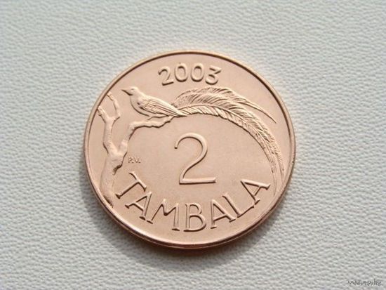 Малави. 2 тамбала 2003 год KM#34a "Райская птица"