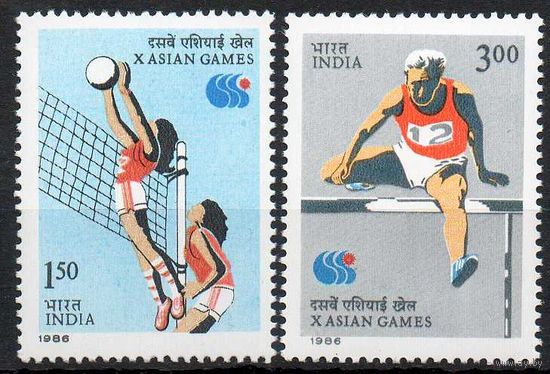 Азиатские игры в Сеуле Индия 1986 год чистая серия из 2-х марок