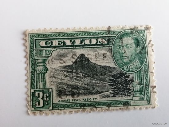 Цейлон 1938-1949. Король Георг VI - Местные Мотивы